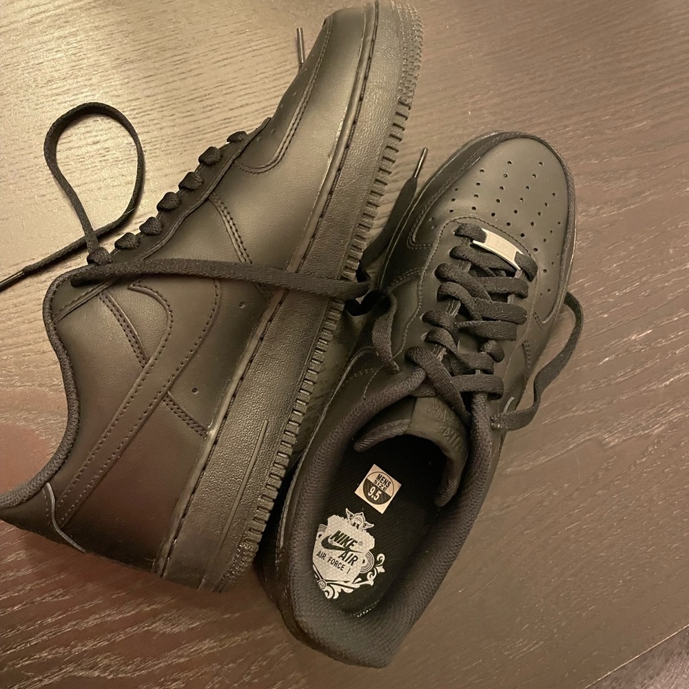 Black Nike Air Force 1 brand new Not in box